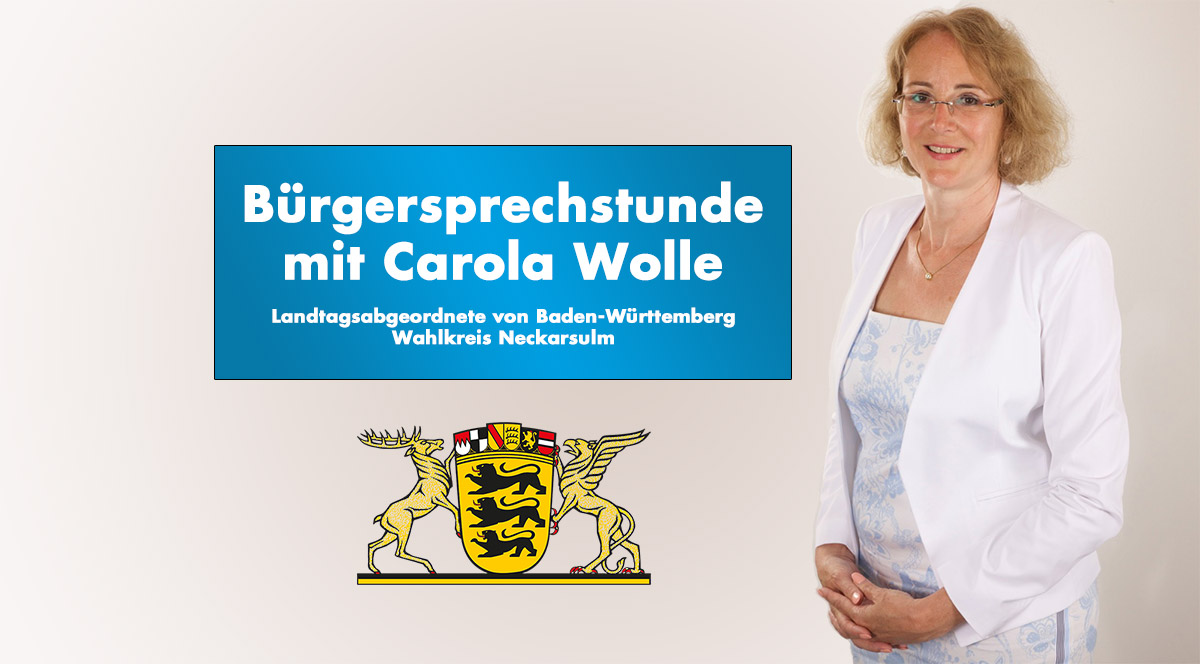 Bürgersprechstunde von Carola Wolle
