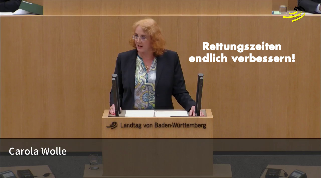 Rettungszeiten endlich verbessern!