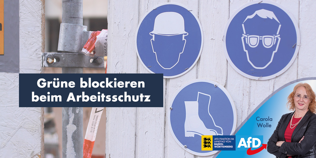 Grüne blockieren beim Arbeitsschutz