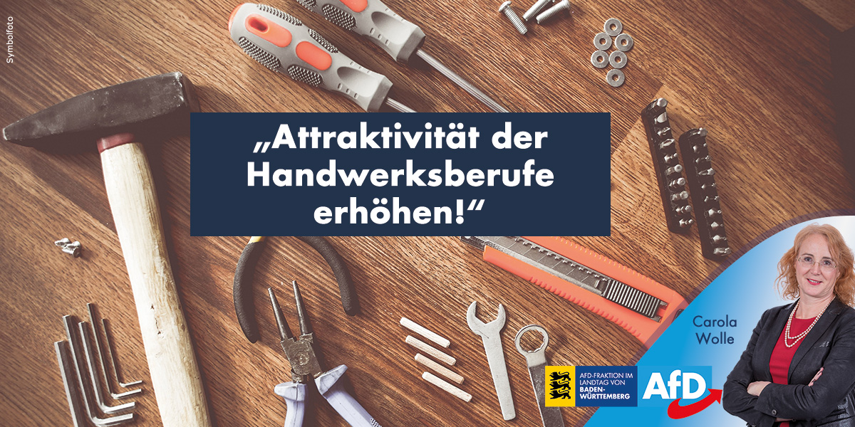 „Attraktivität der Handwerksberufe erhöhen!“