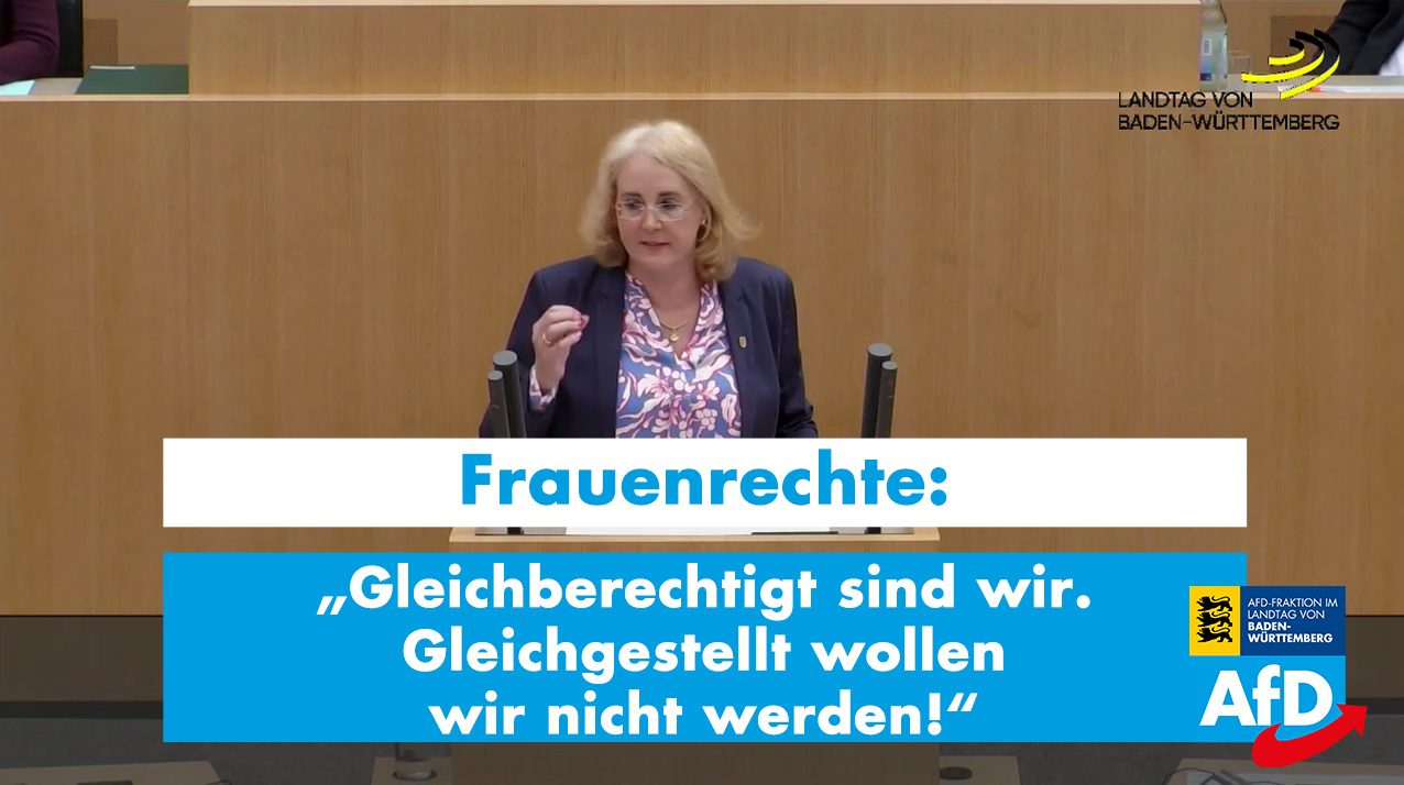 Frauenrechte: Gleichberechtigt sind wir – Gleichgestellt wollen wir nicht werden!
