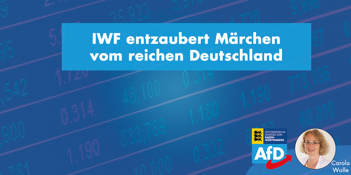 Carola Wolle: IWF entzaubert Märchen vom reichen Deutschland