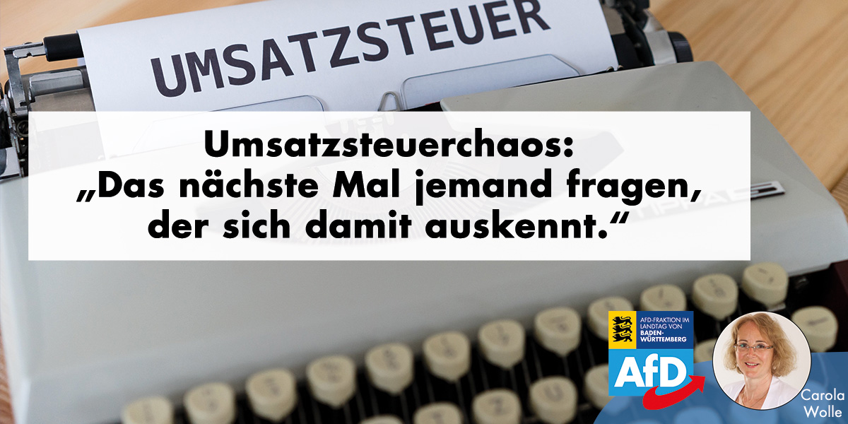 Umsatzsteuerchaos: „Das nächste Mal sollten Angela Merkel und Olaf Scholz jemand fragen, der sich damit auskennt.“