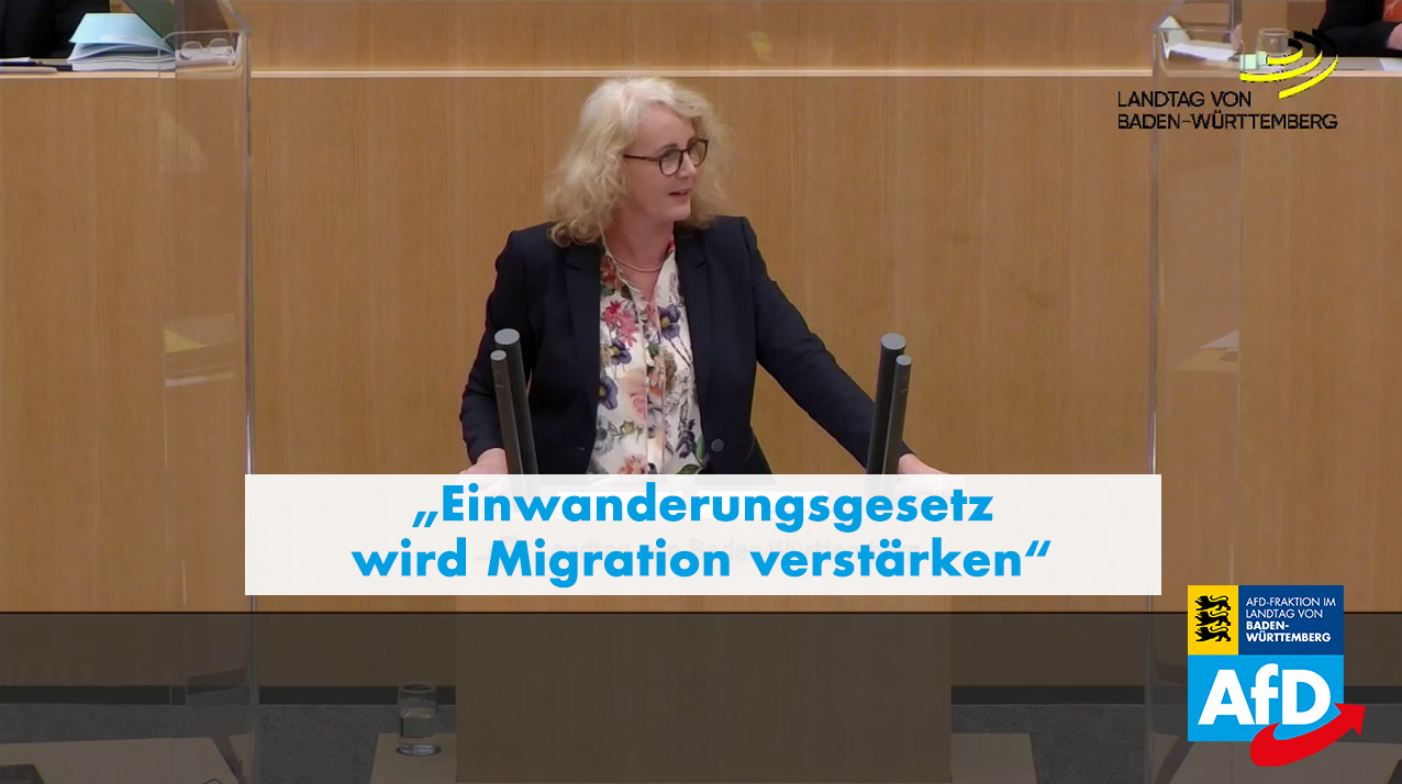 Carola Wolle: Einwanderungsgesetz wird Migration verstärken