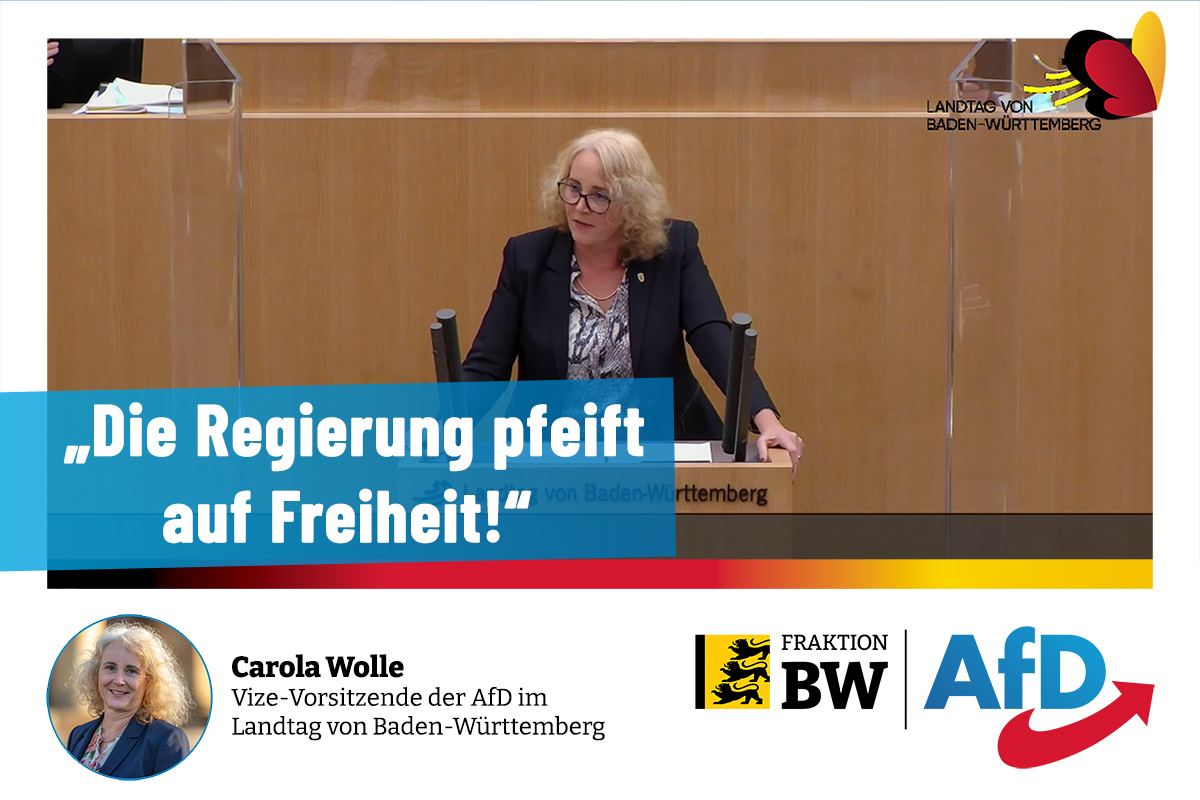 Carola Wolle: Sie pfeifen auf Freiheit!