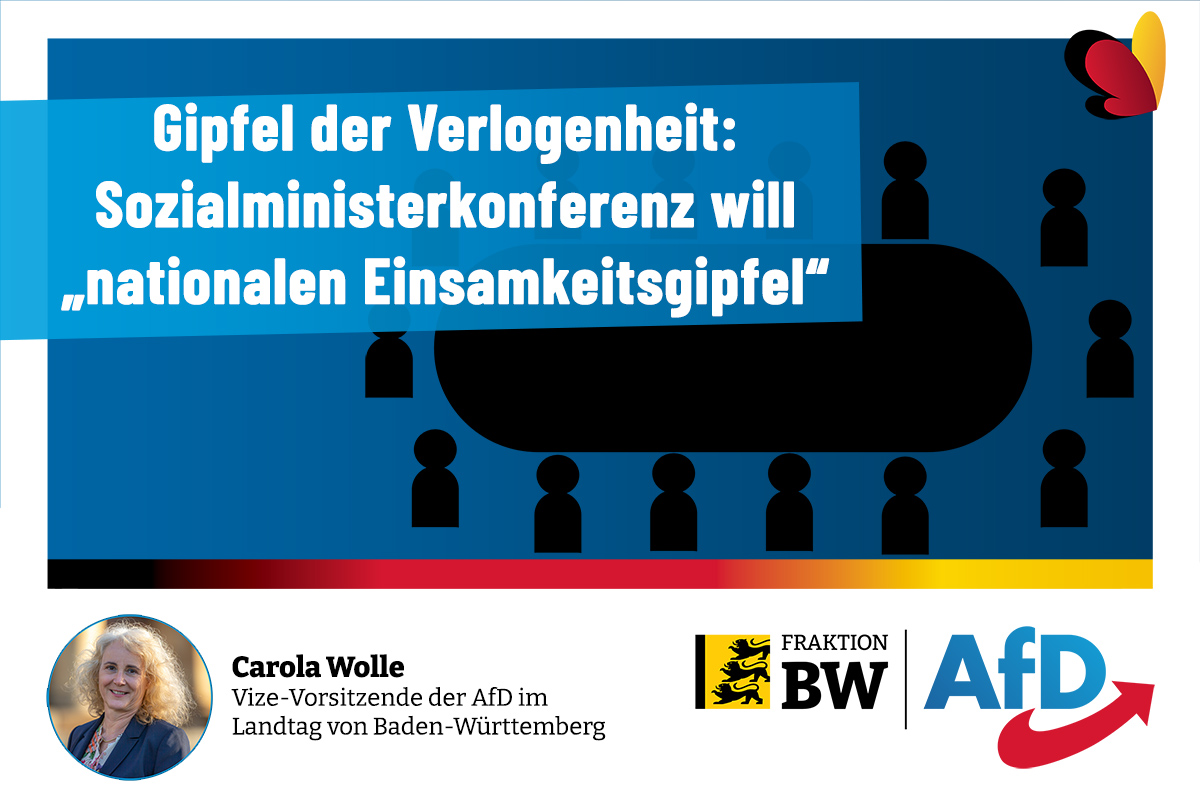 Carola Wolle: „Einsamkeitsgipfel“ ist Gipfel der Verlogenheit