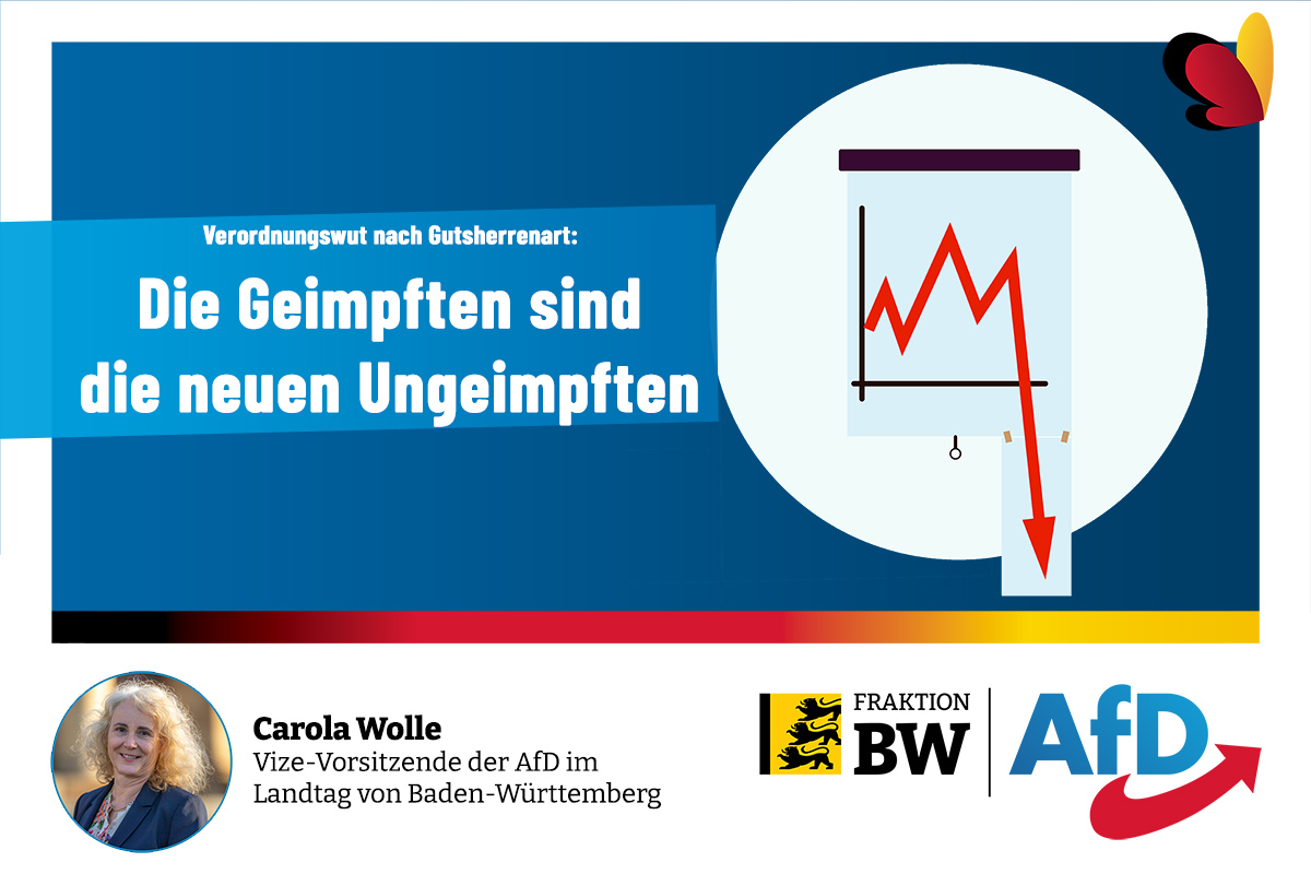 Carola Wolle MdL: Verordnungswut nach Gutsherrenart