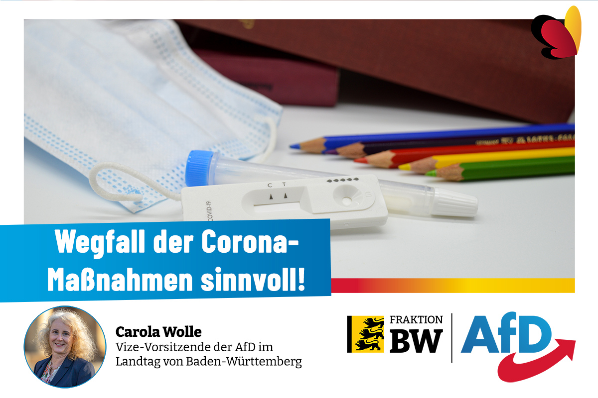 Carola Wolle: Wegfall der Corona-Maßnahmen sinnvoll