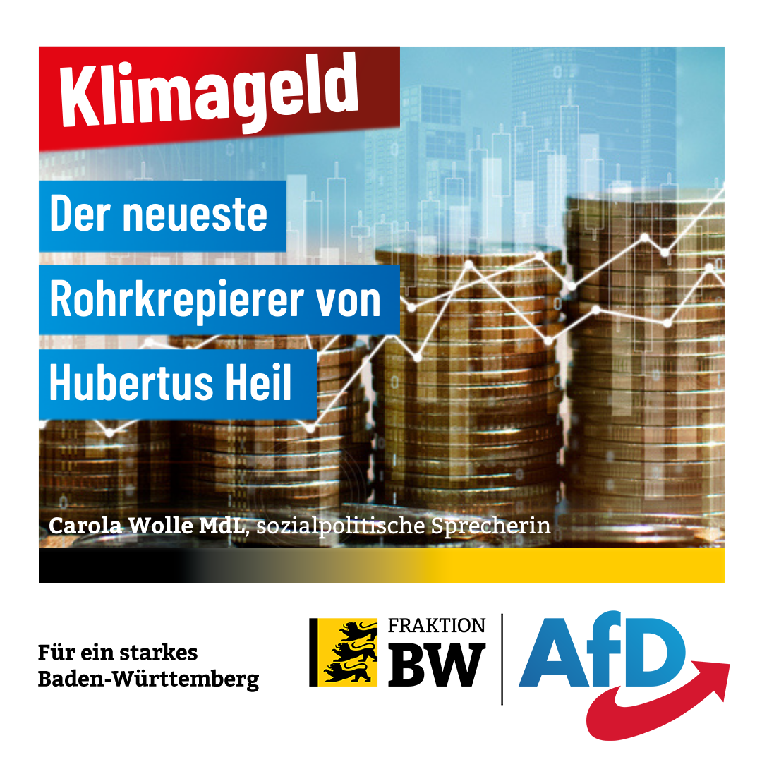 Carola Wolle: Klimageld – der neueste Rohrkrepierer von Hubertus Heil