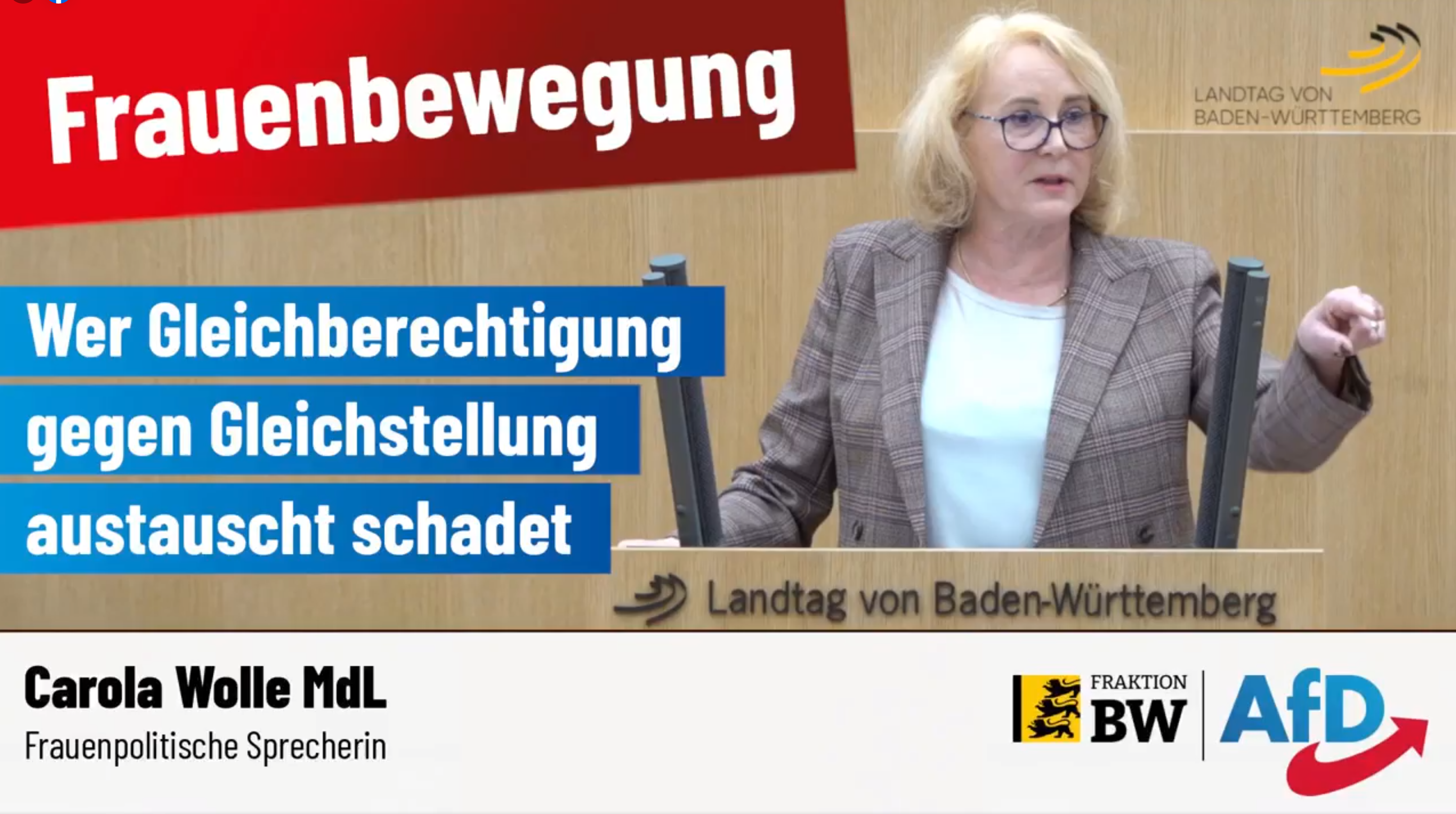 Carola Wolle: Chancen­gleich­heit heißt nicht Karriere­anspruch