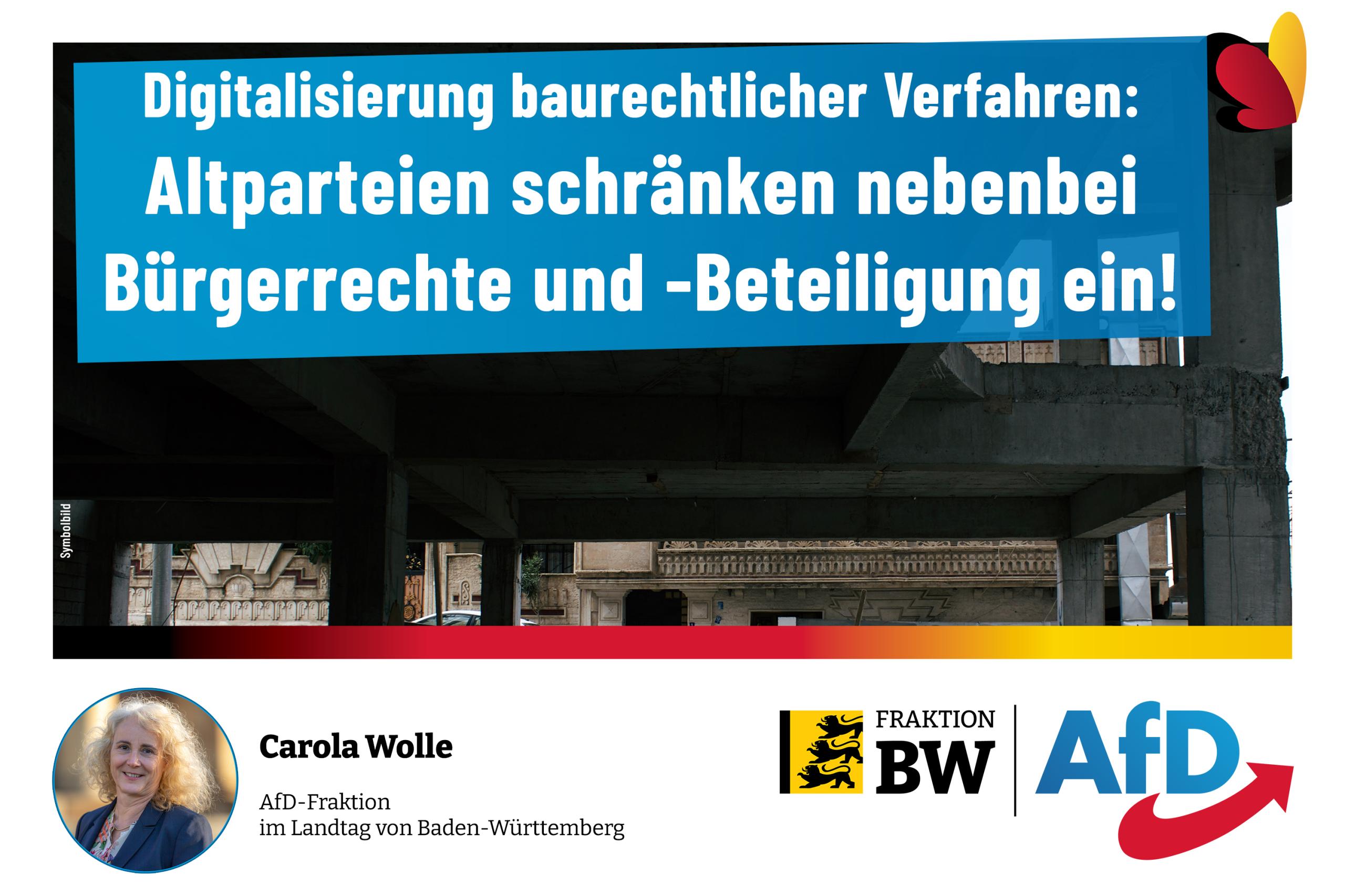 Digitalisierung Baurecht: Altparteien schränken nebenbei Bürgerbeteiligung ein!