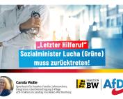 Carola Wolle: Rücktritt jetzt, Herr Lucha!