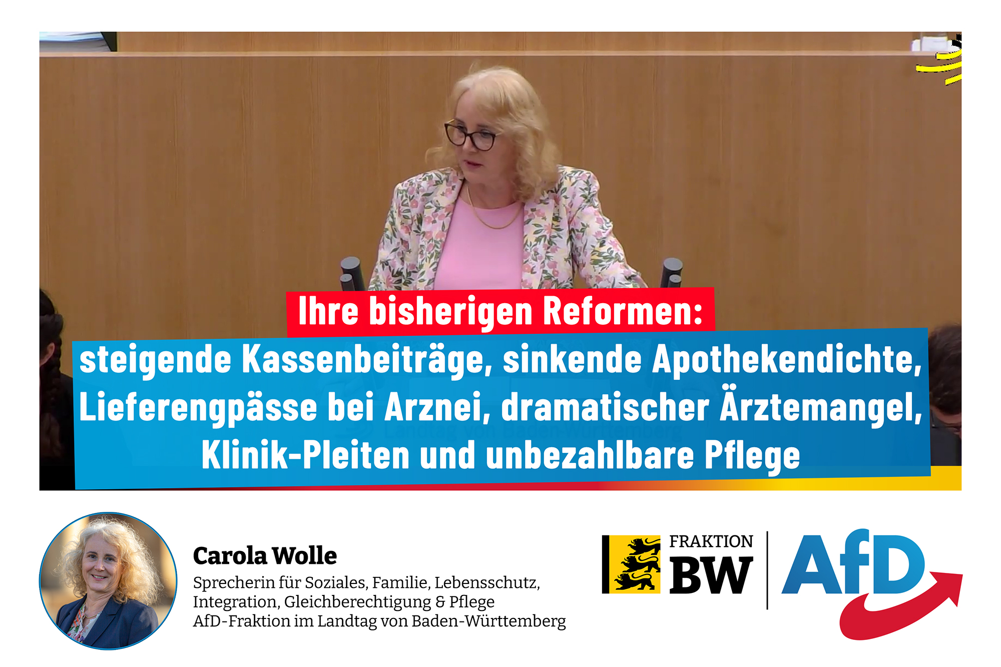 Carola Wolle: Lucha muss sich entschuldigen!