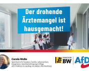 Carola Wolle: Ärztemangel ist hausgemacht!