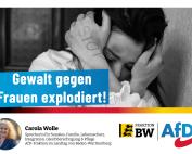 Carola Wolle: Gewalt gegen Frauen explodiert!